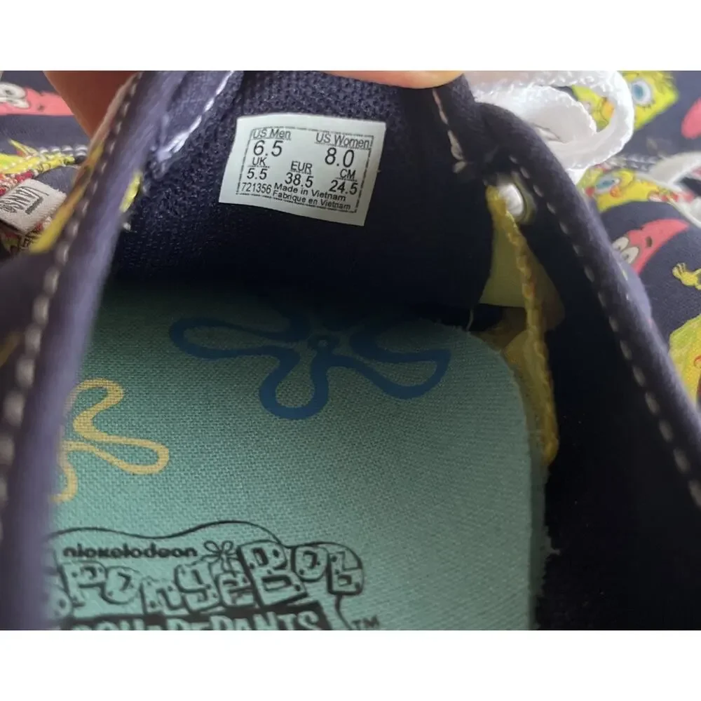 Vans x SpongeBob AlohaBob ComfyCush Sneakers W8 M6.5 Limited Collab Patrick Star - Picture 7 of 11